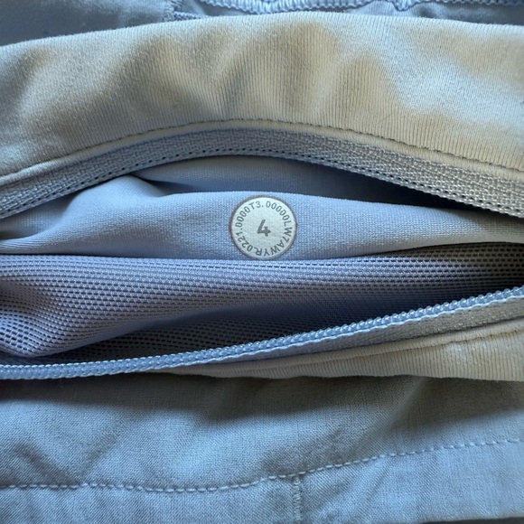 Lululemon Athletica Light Blue Women's Athletic Shorts - Picture 3 of 3